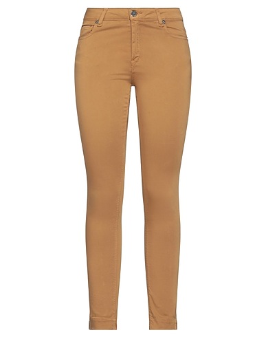 CRISTINAEFFE Casual trouser Camel 97% Cotton, 3% Elastane