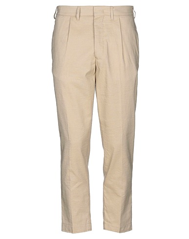 DNL Casual pants Beige 70% Cotton, 30% Linen