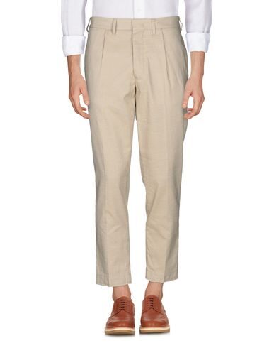 Shop Dnl Man Pants Beige Size 36 Cotton, Linen