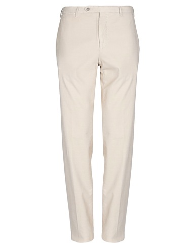 ZANELLA Casual trouser Beige 97% Cotton, 3% Elastane