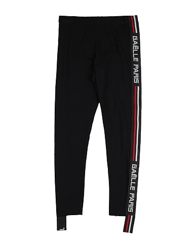 GAëLLE Paris Casual trouser Black 90% Cotton, 10% Elastane