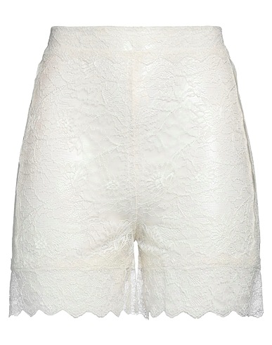 DUNDAS Shorts & Bermuda Ivory 90% Polyamide, 10% Elastane