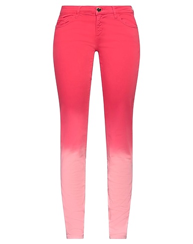 TWINSET Casual trouser Fuchsia 98% Cotton, 2% Elastane