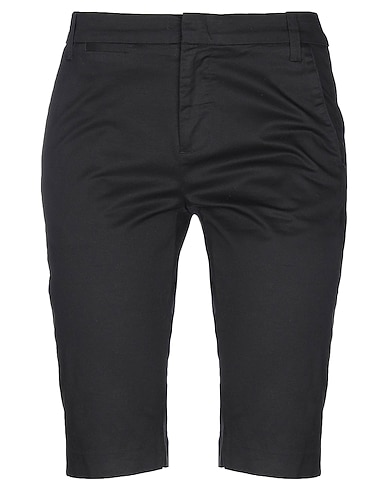 VINCE. Shorts & Bermuda Black 98% Cotton, 2% Elastane