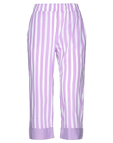 SEMICOUTURE Casual trouser Lilac 71% Cotton, 29% Polyester