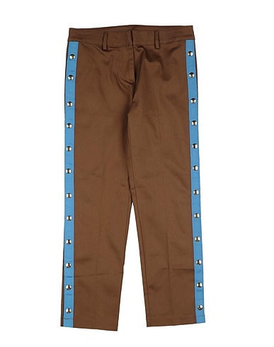 STELLA JEAN Pantalone Marrone 97% Cotone, 3% Elastan