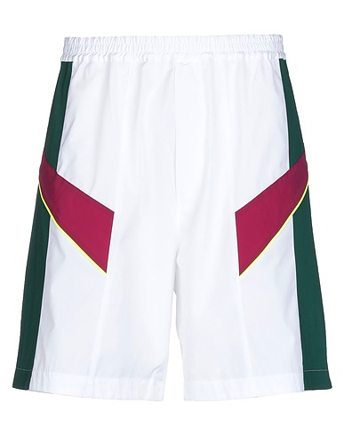 DSQUARED2 Shorts & Bermuda White 100% Cotton, Polyamide, Elastane
