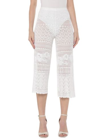 Viki-and Cropped Pants In White