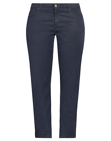 KAOS JEANS Casual trouser Navy blue 56% Tencel™, 42% Cotton, 2% Elastane