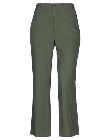DONDUP Casual trouser Military green 100% Cotton