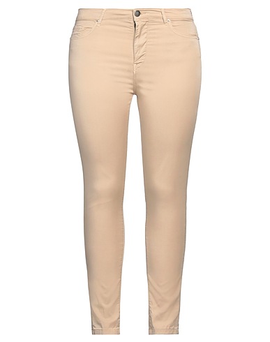 OAKS Pantalone Beige 97% Cotone, 3% Elastan