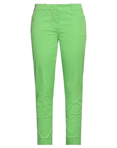 ROSSOPURO Pantalone Verde lime 97% Cotone, 3% Elastan