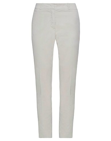 ROSSOPURO Casual trouser Light grey 97% Cotton, 3% Elastane