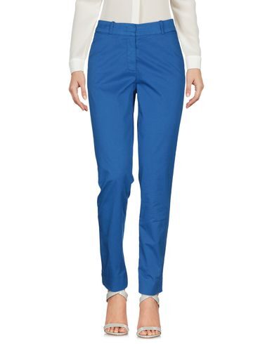 Shop Rossopuro Woman Pants Blue Size 6 Cotton, Elastane