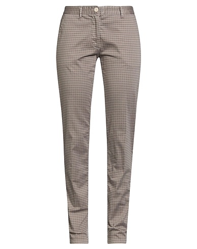 BOGLIOLI Casual trouser Taupe 97% Cotton, 3% Elastane