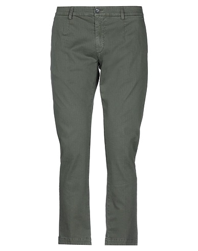 JEORDIE'S Casual trouser Military green 98% Cotton, 2% Elastane