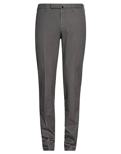 INCOTEX Casual pants Grey 99% Cotton, 1% Elastane