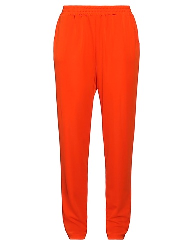 SEVENTY VENEZIA Casual trouser Orange 94% Polyester, 6% Elastane
