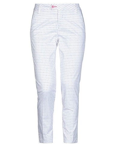 BARONIO Casual trouser White 97% Cotton, 3% Elastane