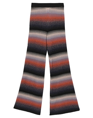 JUCCA Casual trouser Black 70% Viscose, 15% Metallic fiber, 15% Polyester