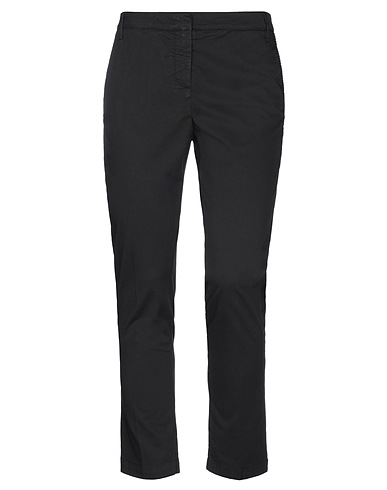 MANILA GRACE Casual pants Black 97% Cotton, 3% Elastane