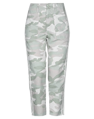 MOTHER Casual trouser Military green 54% Cotton, 23% Lyocell, 23% Linen