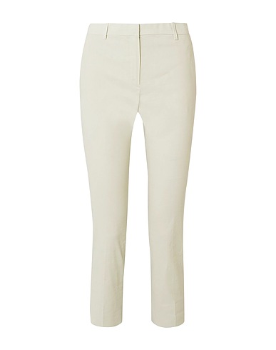 THEORY Casual trouser Light green 62% Linen, 36% Viscose, 2% Elastane
