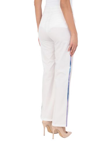 Shop Rame Woman Pants White Size 6 Cotton, Elastane