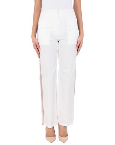 Shop Rame Woman Pants White Size 6 Cotton, Elastane