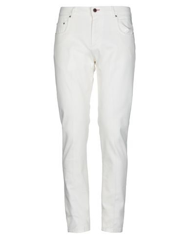 Shop Camouflage Ar And J. Man Pants Ivory Size 31 Cotton, Elastane In White