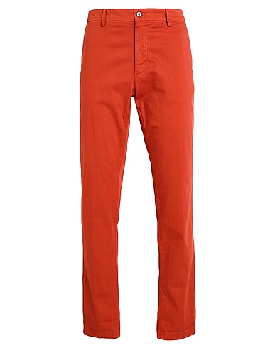 MASON'S Casual trouser Rust 96% Cotton, 4% Elastane