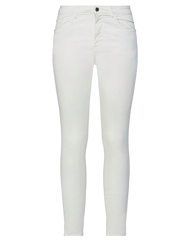 YES ZEE by ESSENZA Casual pants White 98% Cotton, 2% Elastane