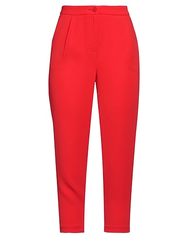 BYBLOS Casual pants Red 100% Polyester