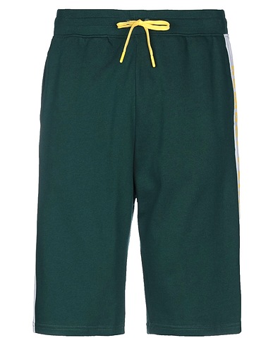 ARMANI EXCHANGE Shorts & Bermuda Dark green 100% Cotton, Elastane