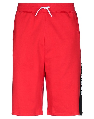 ARMANI EXCHANGE Shorts & Bermuda Red 100% Cotton, Elastane
