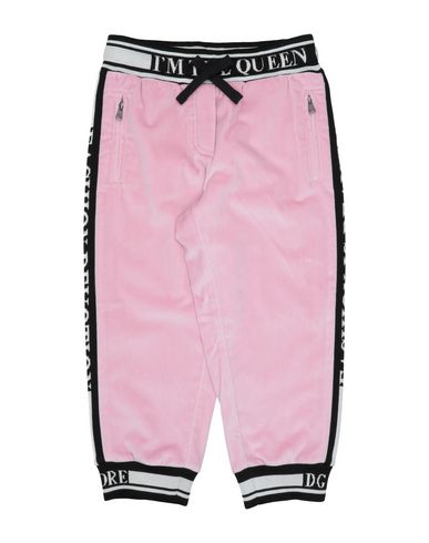 Dolce & Gabbana Toddler Girl Pants Pink Size 4 Cotton, Elastane In Pink