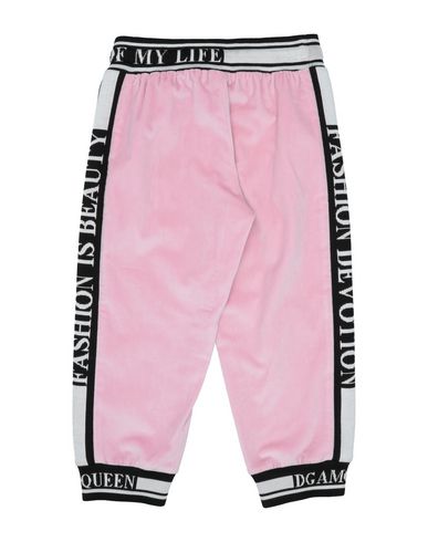 Dolce & Gabbana Toddler Girl Pants Pink Size 4 Cotton, Elastane In Pink