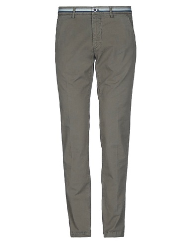 MASON'S Casual pants Military green 96% Cotton, 4% Elastane