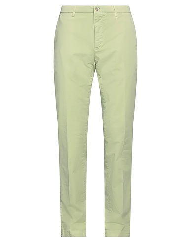 MASON'S Casual pants Sage green 96% Cotton, 4% Elastane