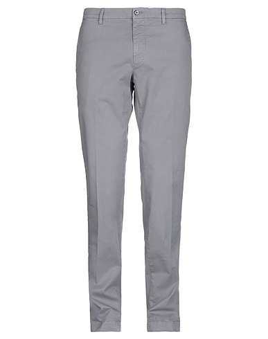 MASON'S Casual pants Grey 96% Cotton, 4% Elastane