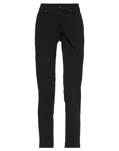 FLY GIRL Casual trouser Black 97% Cotton, 3% Elastane