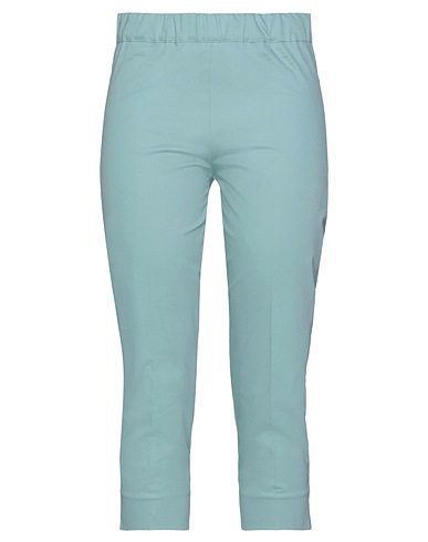 D.EXTERIOR Casual pants Sky blue 96% Cotton, 4% Elastane