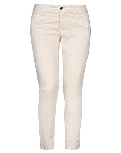 KAOS JEANS Casual trouser Beige 98% Cotton, 2% Elastane