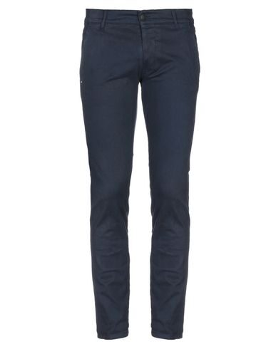 Grey Daniele Alessandrini Casual Pants In Dark Blue