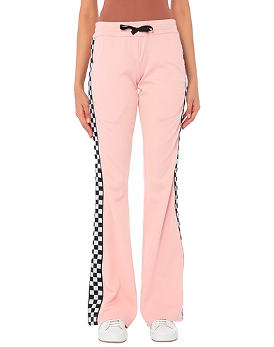 VERSUS VERSACE Casual pants Pink 48% Polyester, 47% Cotton, 5% Elastane