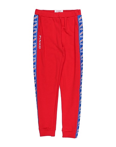 PINKO x INVICTA Casual trouser Red 100% Cotton, Polyester