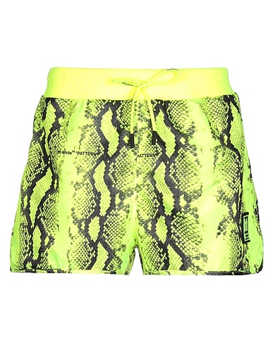 OFF-WHITE™ Shorts & Bermuda Lime green 100% Polyester
