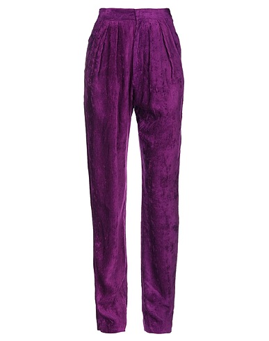 ISABEL MARANT Casual trouser Purple 100% Viscose
