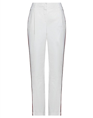 PINKO Casual trouser Ivory 96% Cotton, 4% Elastane
