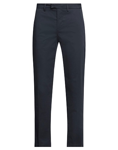 CAMOUFLAGE AR AND J. Casual pants Midnight blue 97% Cotton, 3% Elastane
